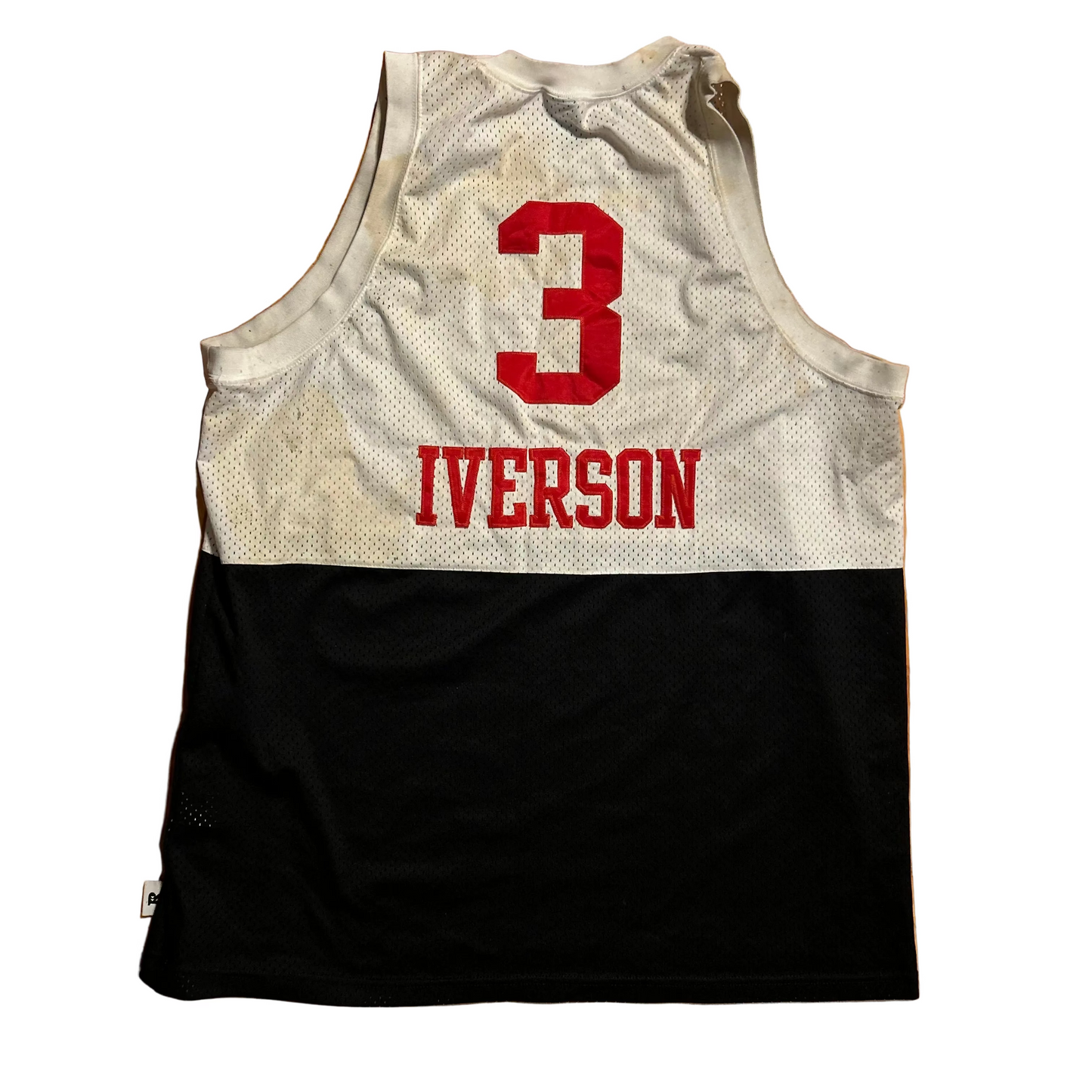 00’s Nike Philadelphia 76ers Allen Iverson 3 Jersey Shirt - XLarge - 26” x 35”