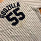 80/90’s Russell Athletics New York Yankees Godzilla 55 Hideki Matsui MLB Baseball Jersey Shirt - XLarge - 28” x 35”