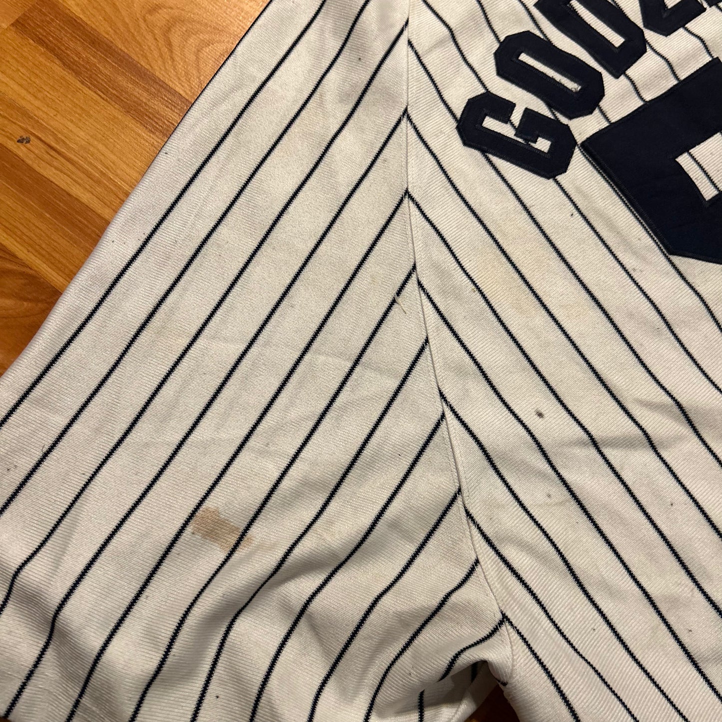 80/90’s Russell Athletics New York Yankees Godzilla 55 Hideki Matsui MLB Baseball Jersey Shirt - XLarge - 28” x 35”