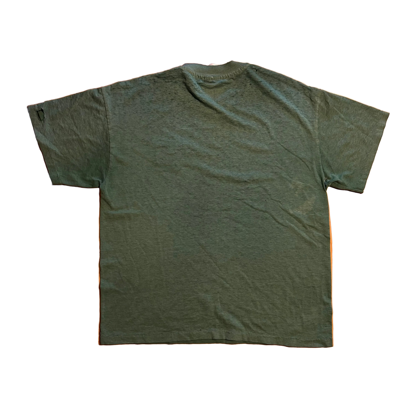 Hanes Heavyweight Green Thin Toro Tshirt - Large - 22" x 27"