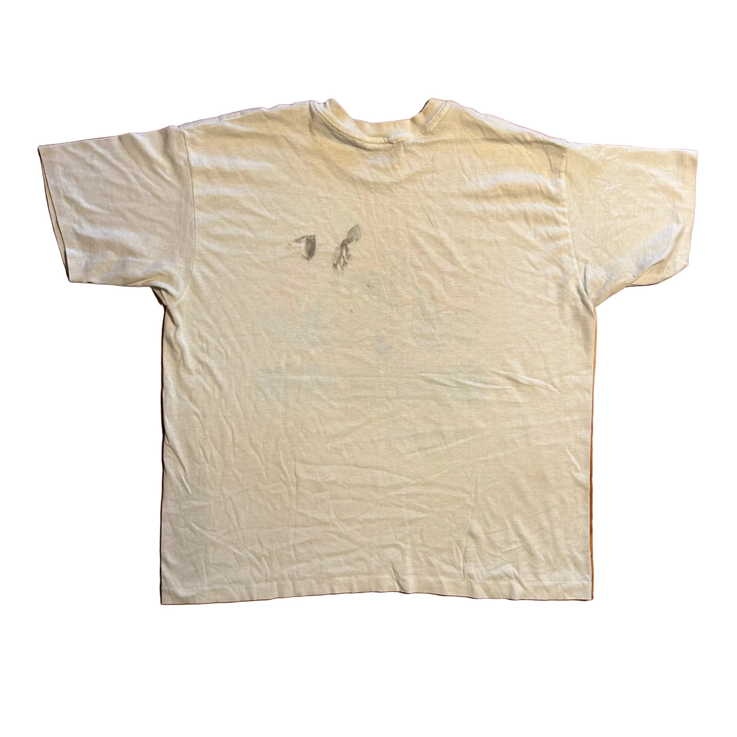 80’s Sugar Bowl Miami Hurricanes Tennessee Vols White Tshirt - XLarge - 24" x 28"