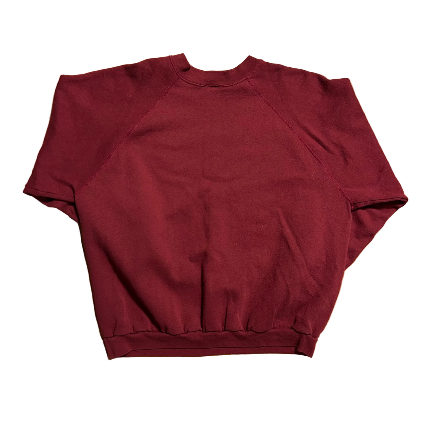 90’s Tultex Winter Scene Red Maroon Crewneck Sweatshirt - XLarge - 25" x 26.5"