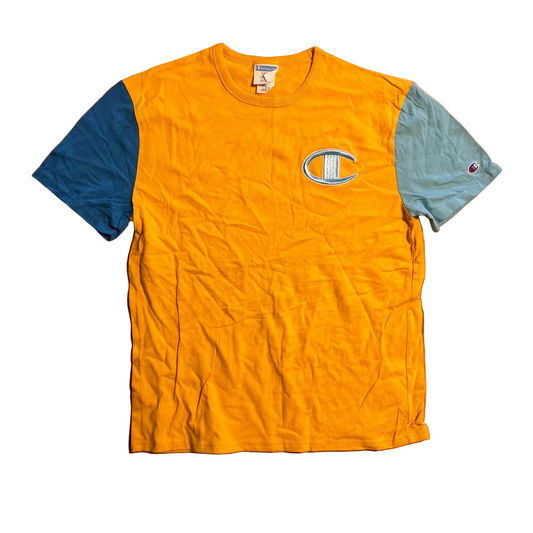 Champion Multicolor Embroidered Tshirt - Medium - 21" x 29.5"