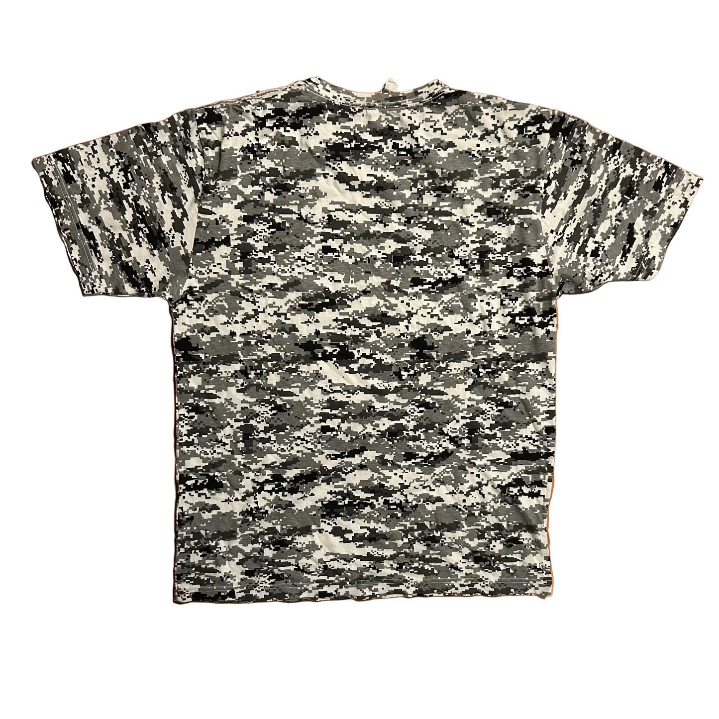 Digi Camo Black White Tshirt - Medium - 21" x 28"