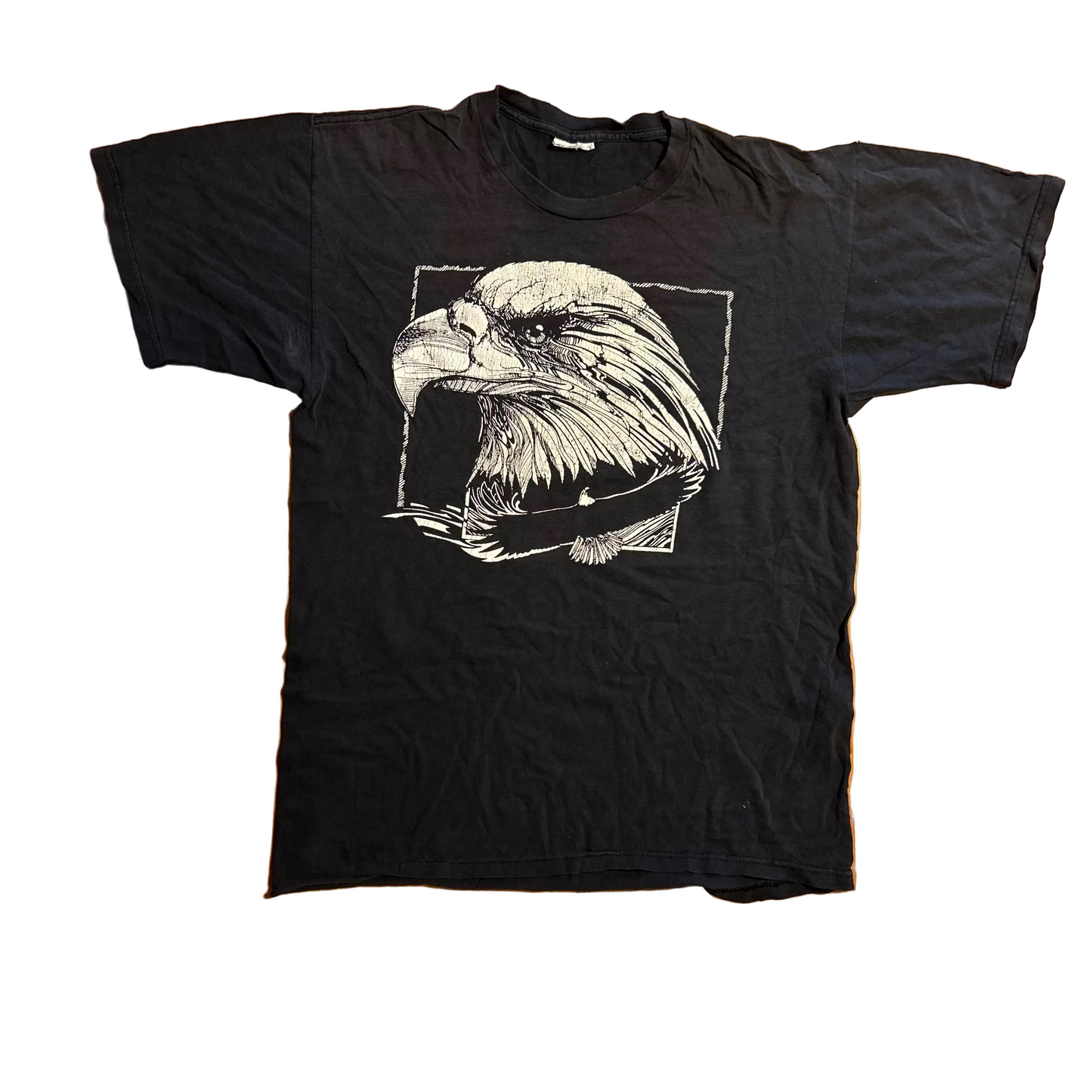 Eagle Black Tshirt - Medium - 21" x 29.5"