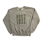 Gildan Pickle Jar Grey Crewneck Sweatshirt - Medium - 20" x 24.5"