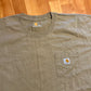 Carhartt Carphartt Tan Brown Pocket Tshirt - XLarge - 29" x 33"