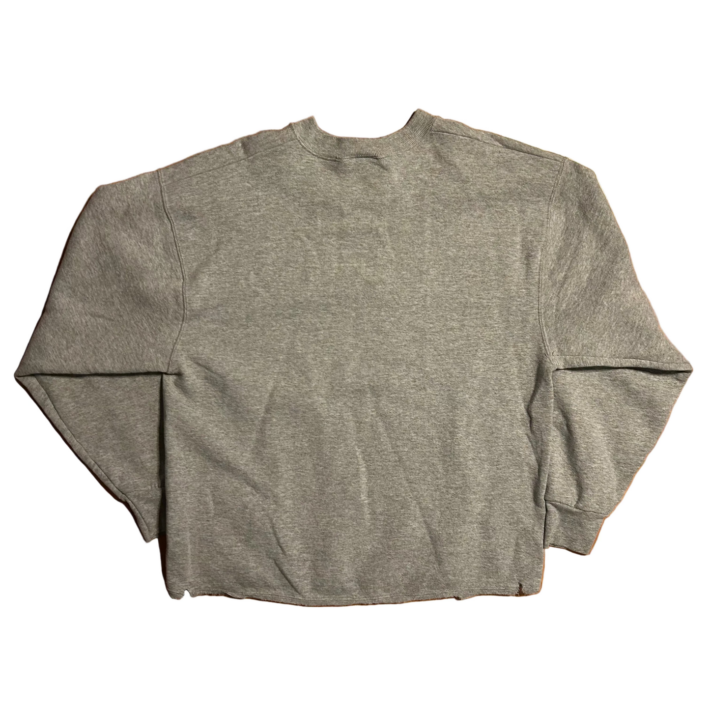 Pro Layer Notre Dame Fighting Irish Grey Cutoff Crewneck Sweatshirt - Large - 23" x 28"