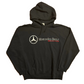 Gildan Mercedes Benz AMG Black Hoodie Sweatshirt - Large - 23" x 27.5"