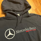 Gildan Mercedes Benz AMG Black Hoodie Sweatshirt - Large - 23" x 27.5"