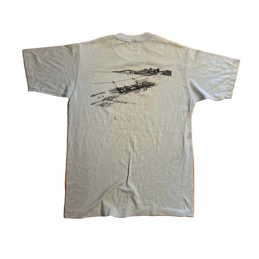 80’s Sportswear Blanton Creek Park Light Blue Tshirt - Small - 18" x 25.5"