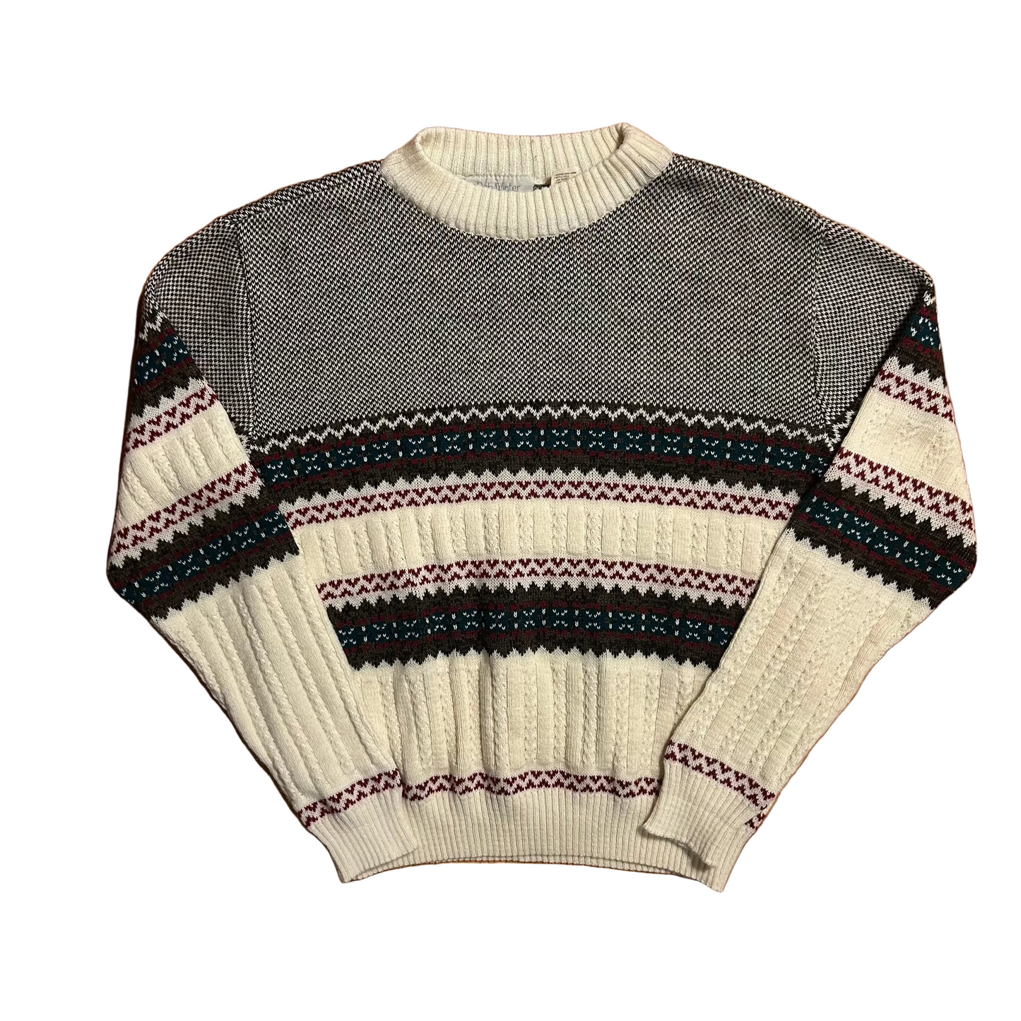 80/90’s Rob Winter Acrylic Sweater - Medium - 21.5" x 25"