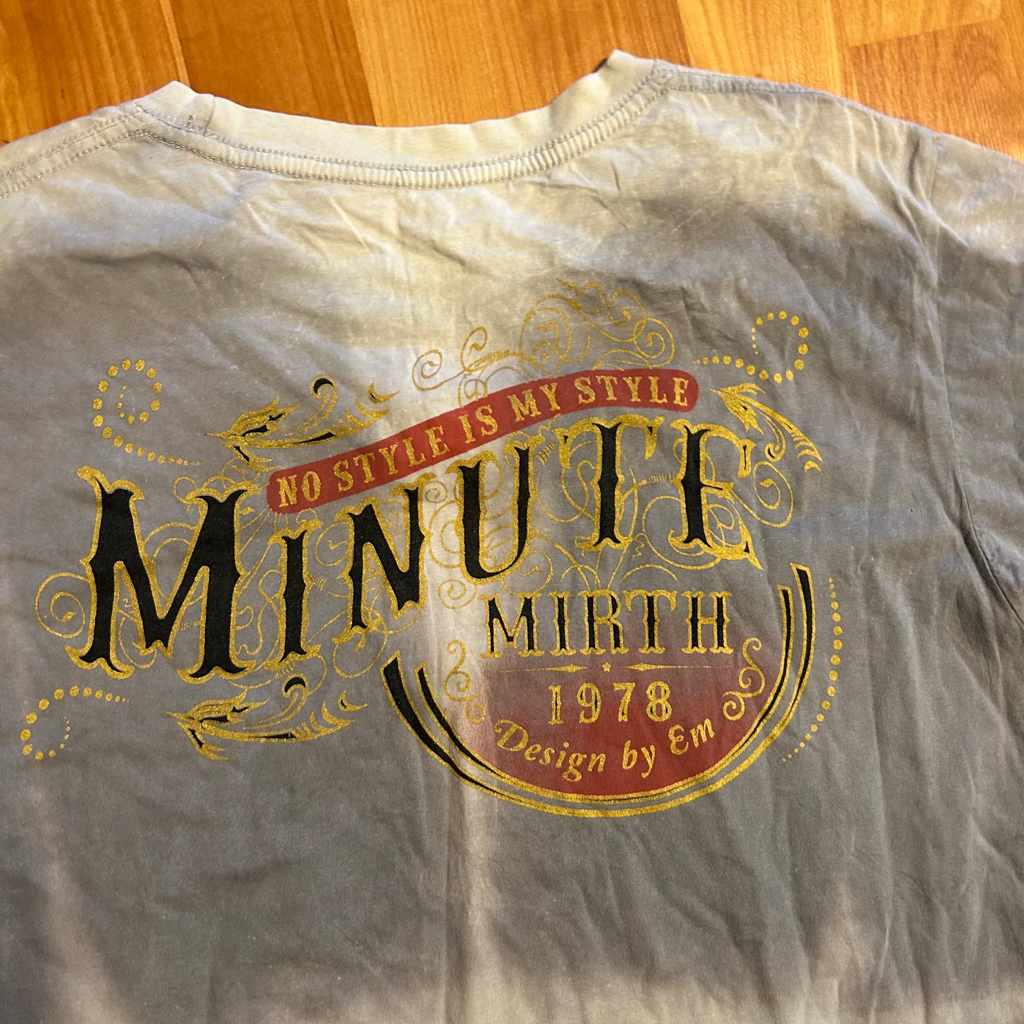 Freakshow Carnival Tie Dye Grey Tshirt - Medium - 20" x 30"