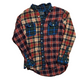 Club Room Multicolor Button Up Flannel Button Up Shirt - Medium - 21.5" x 29"