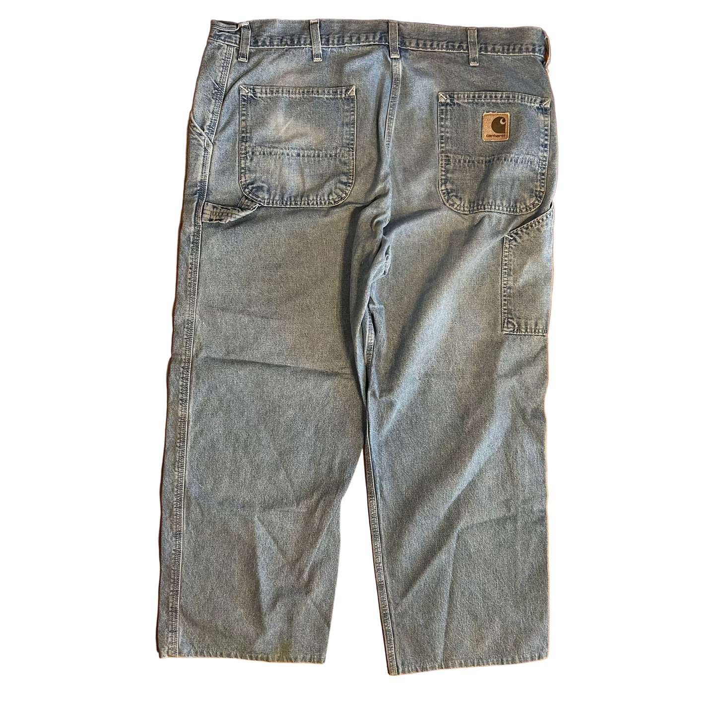 Carhartt Carphartt Blue Denim Dungaree Carpenter Jean Pants - 39" x 26.5"