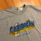 90’s Fun Ships Caribbean Carnival Cruise Grey Tshirt - XLarge - 24" x 32"