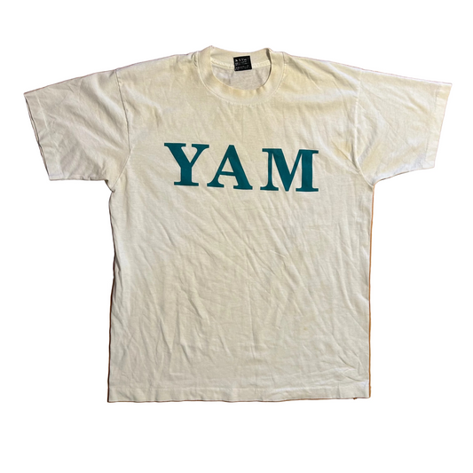 90’s FOTL Best Yam Spam White Tshirt - Medium - 21" x 28"