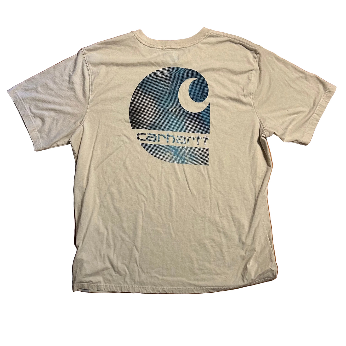 Carhartt Carphartt Relaxed Fit Tan Logo Tshirt - XLarge - 26" x 32"