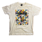 Stussy Floral Stores White Tshirt - Large - 23" x 30"