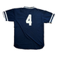 80/90’s BBC Baseball Navy Jersey Shirt - Medium - 21" x 29.5"