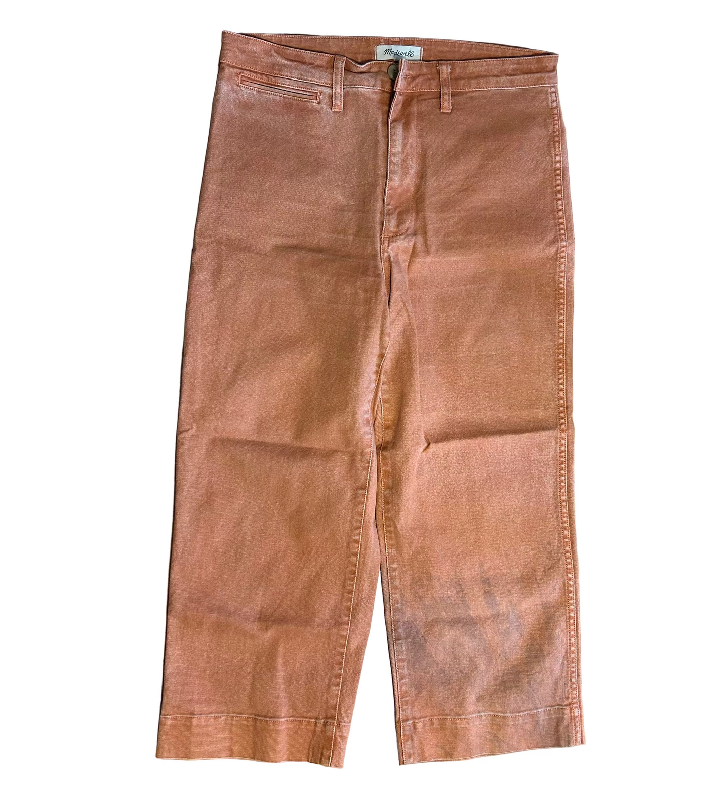 Madewell Peach Denim Jean Pants - 32" x 24.5"