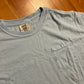 Comfort Colors Light Blue Blank Pocket Tshirt - Large - 22" x 28"