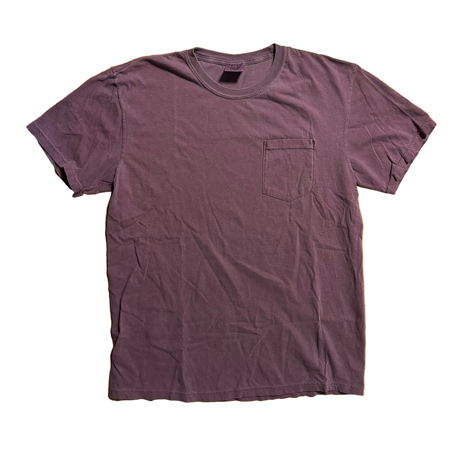 Comfort Colors Faded Red Blank Pocket Tshirt - Large - 22" x 29"