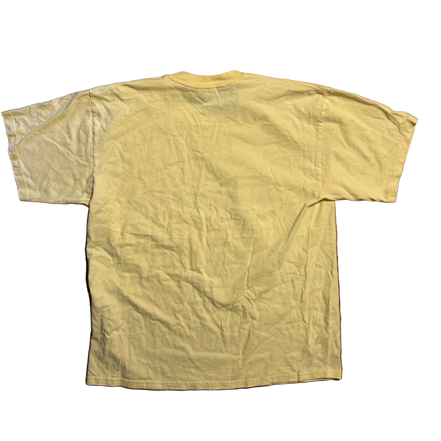 Gildan Ultra Cotton Yellow Aloha Hawaii Flip Flop Tshirt - Large - 22.5" x 29"