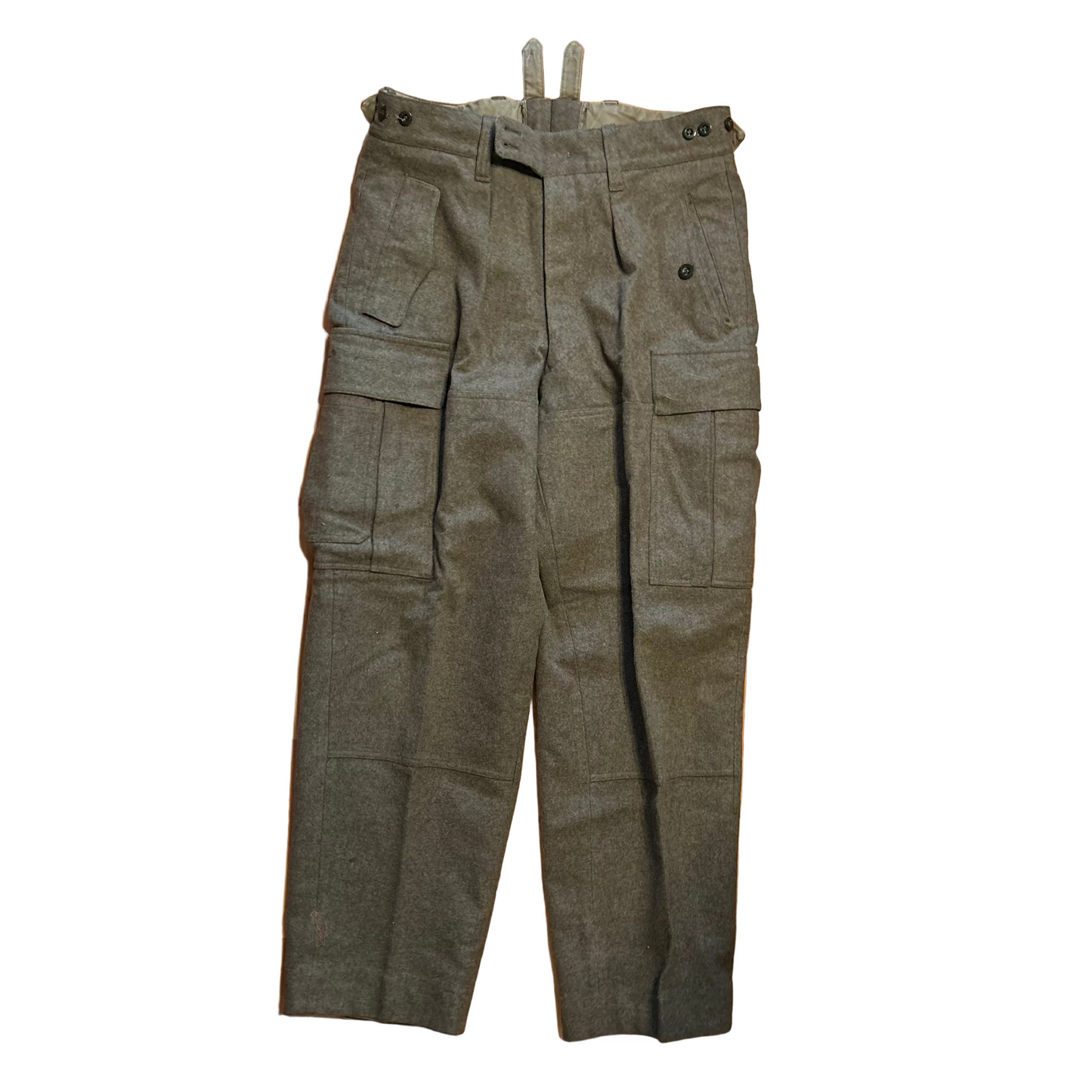 70's German Military Heavy Duty Cargo Pants - 32" x 29.5"