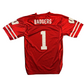 Wisconsin Badgers University Red Football Jersey Shirt - Small - 19" x 28.5"