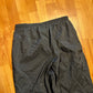 90's Nike Black Sweat Wind Pants - Stretchy and Drawstrings - 27" x 31"
