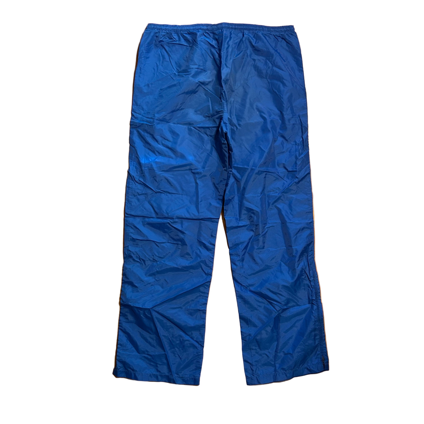 70/80's Nike Blue Sweat Wind Pants - Stretchy and Drawstring - 29.5" x 29.5"