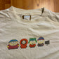 90's South Park White Tshirt - XLarge - 27" x 28"