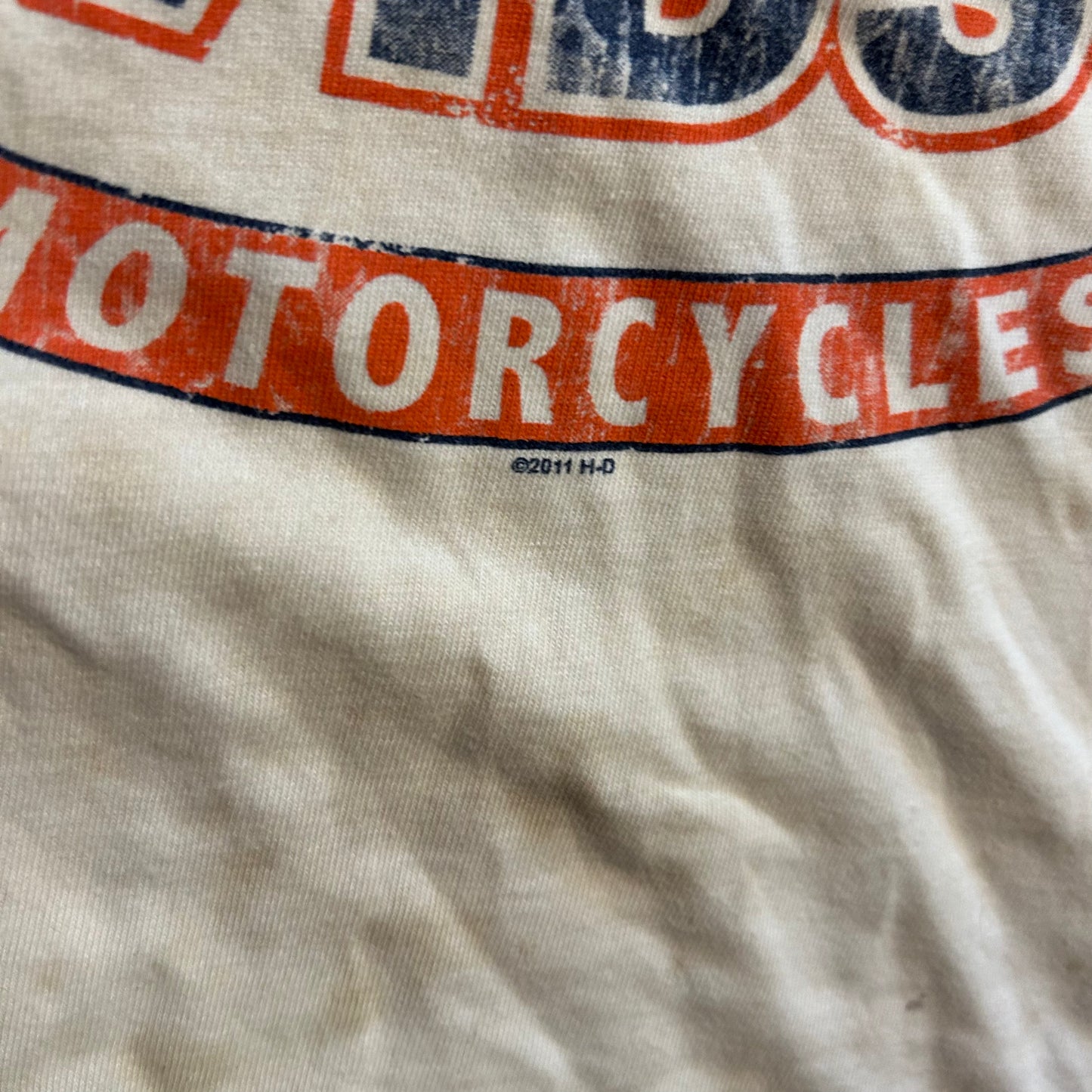 Harley Davidson Corpus Christi White Tshirt - Large - 23" x 27.5"