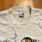 90's Heywood Our Ruler Signed White Tshirt - Large - 23" x 32"