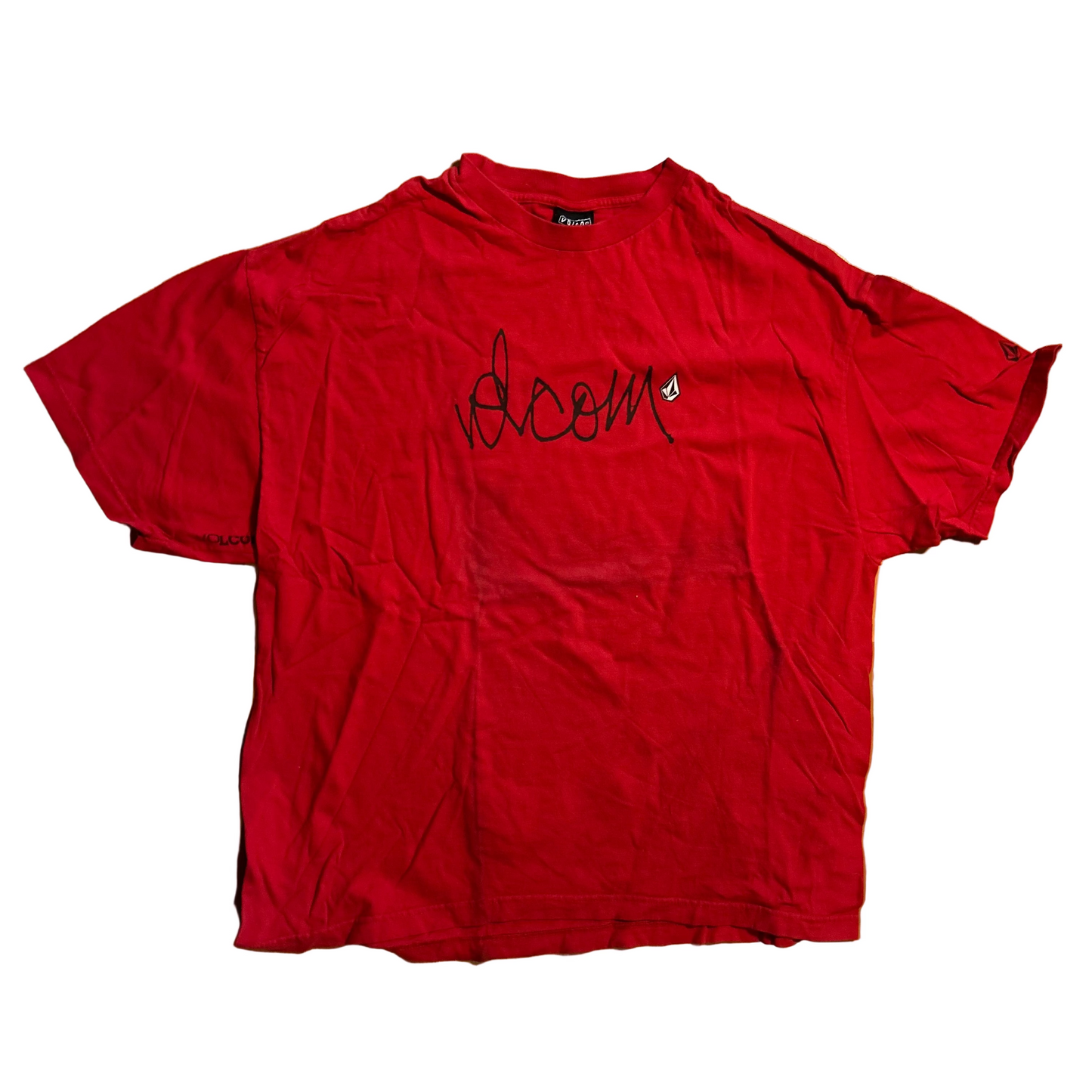 Volcom Tag Red Graphic Tshirt - XLarge - 24" x 29.5"