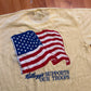 80/90’s Jerzees Kellogg’s Supports Our Troops Yellow Tshirt - Small - 18" x 26.5"