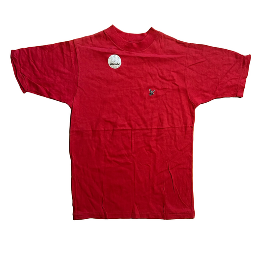 70/80’s NWT DS Brand New Leisure Knit Red Blank Tshirt - XSmall - 17" x 25"
