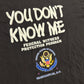Delta Pro Weight You Don’t Know Me Federal Witness Protection Program Black Washington DC USA Tshirt - Medium - 20.5" x 26"