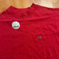 70/80’s NWT DS Brand New Leisure Knit Red Blank Tshirt - XSmall - 17" x 25"