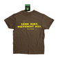 NWT Brand New John Deere Same Dirt Different Day Brown Tshirt - XSmall - 17" x 23"