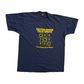 90's Second Knows Sports Navy Blue Tshirt - Large - 22" x 28"