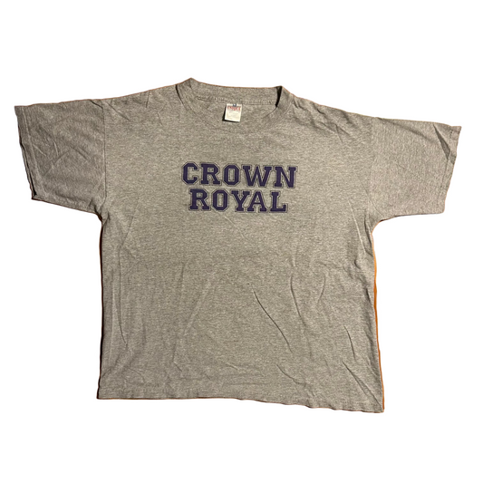 Unique Classics Crown Royal Grey Tshirt - XLarge - 24" x 27"
