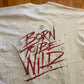 90’s Screen Stars Best Born to be Wild Wolf John Kay Steppenwolf White Tshirt - Medium - 21" x 28"