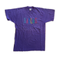 90's FOTL Dallas Embroidered Purple Tshirt - Medium - 20.5" x 29"
