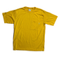 80/90’s Classic 2 Class Yellow Blank Pocket Tshirt - Small - 19" x 26"