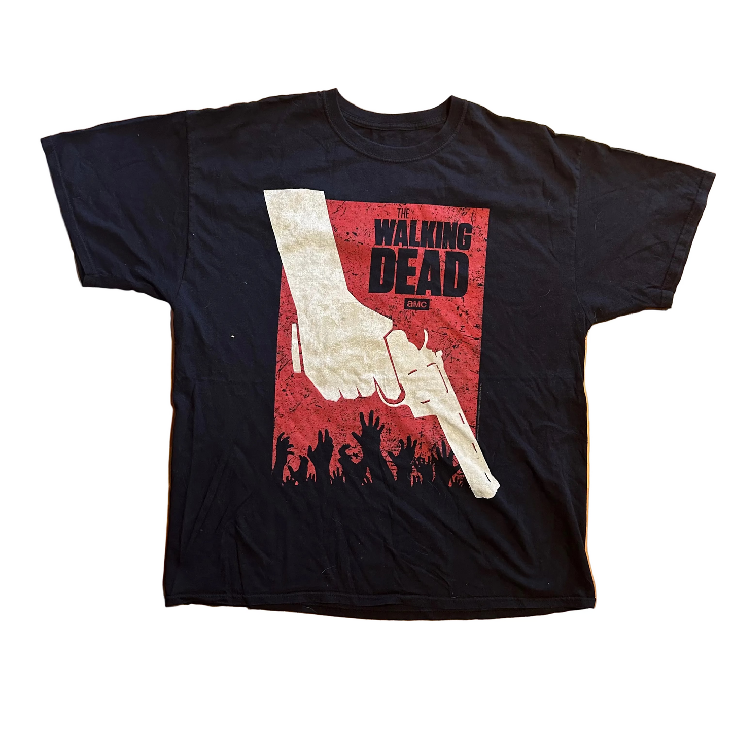 The Walking Dead AMC Black Tshirt - Large - 23" x 29"