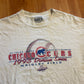 90’s Chicago Cubs Division Series White Tshirt - Medium - 21" x 28.5"
