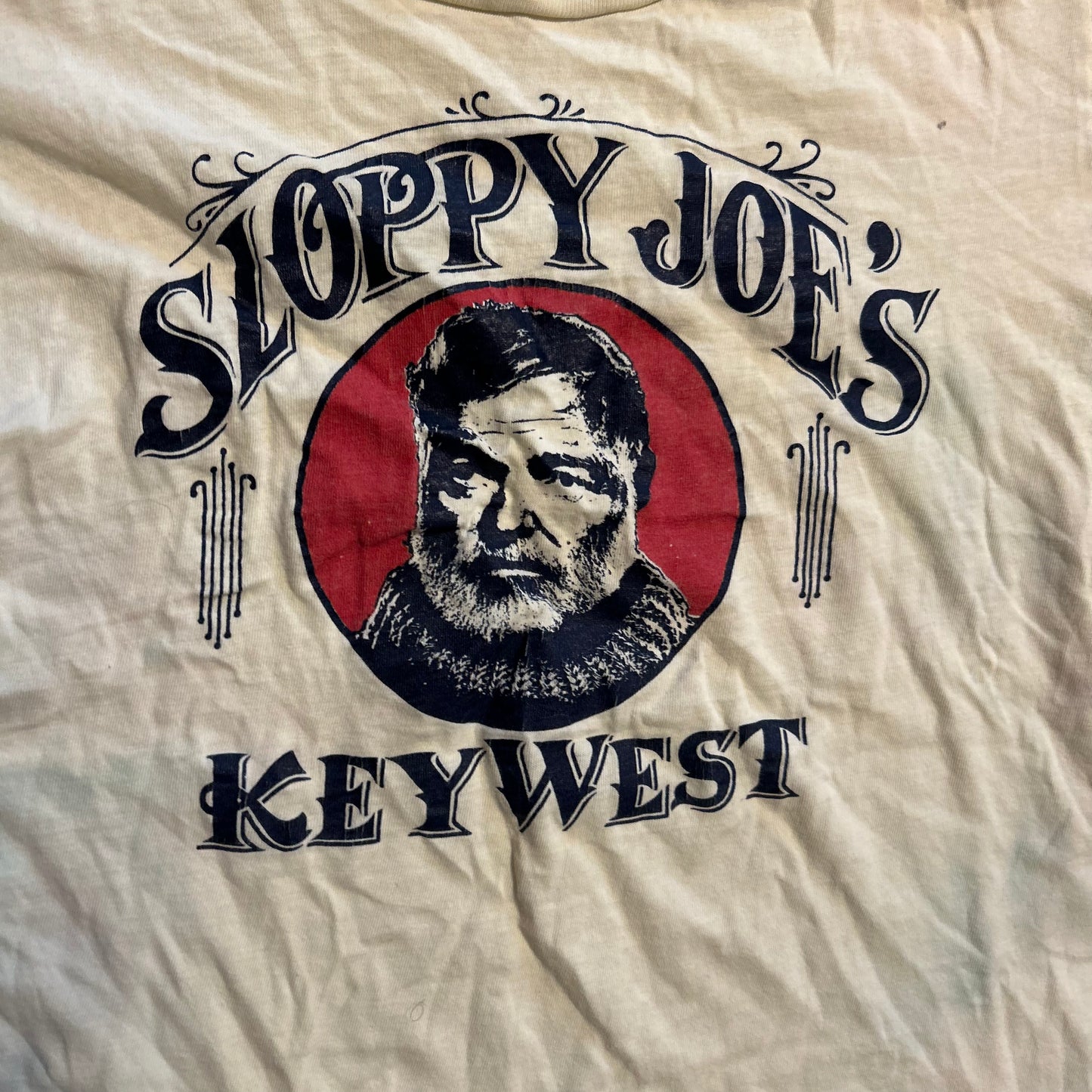 80's Sloppy Joe's Key West Yellow Tshirt - Small - 18.5" x 24"