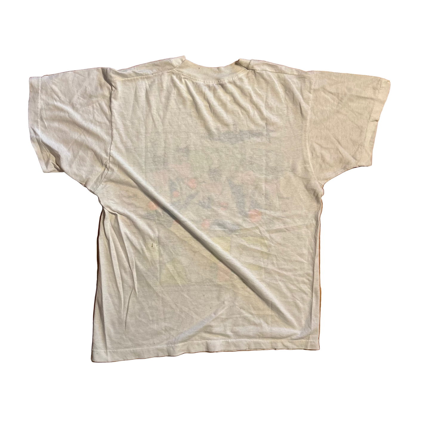 80/90's Exercise Aerobics Workout White Tshirt - Small - 18" x 22"